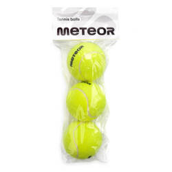 Piłki do tenisa ziemnego Meteor 3szt 190009